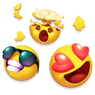 Gewinn-Emojis – Bubbles
