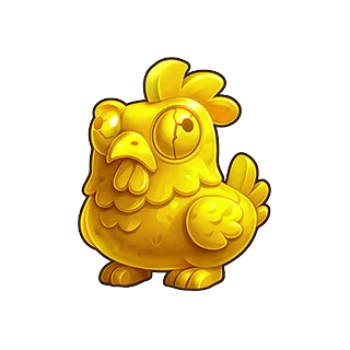 Goldene Statue â Chicken Road Gold