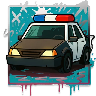 Polizeiwagen – Chicken Royal