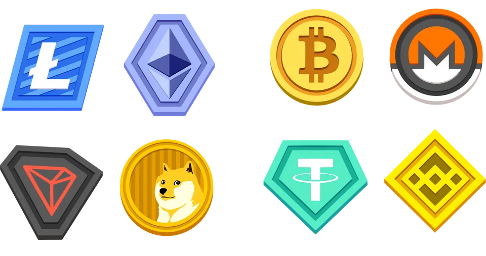 Alle Symbole – Cryptos