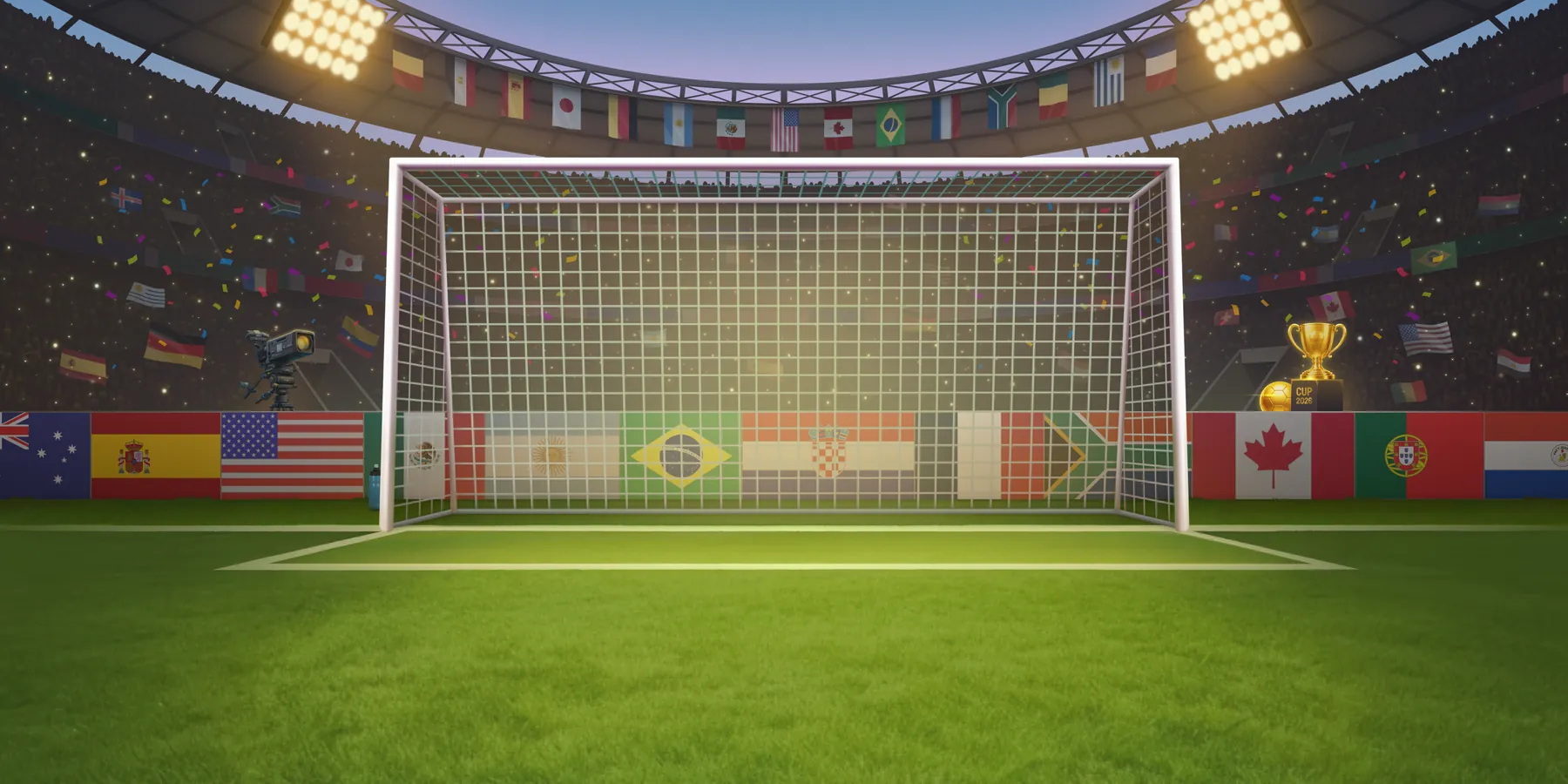 Penalty Nations Cup: artwork original d'InOut Games