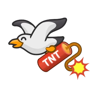 Mouette avec TNT â Pengu Sport
