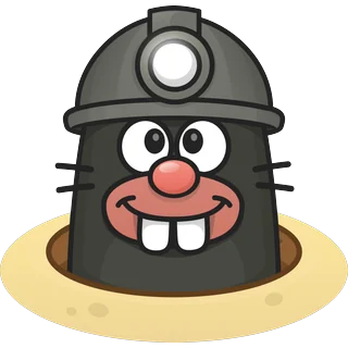 Talpa con lampada da minatore – Topo Mole