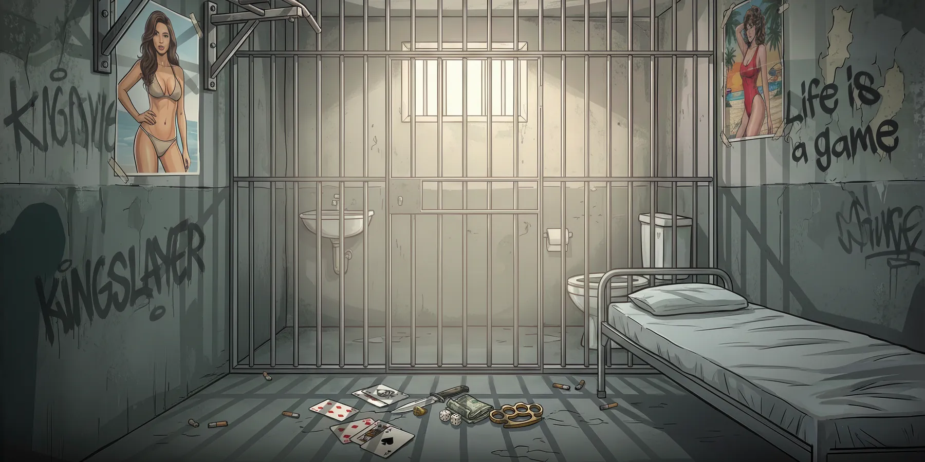 Twist San Quentin: artwork originale di InOut Games